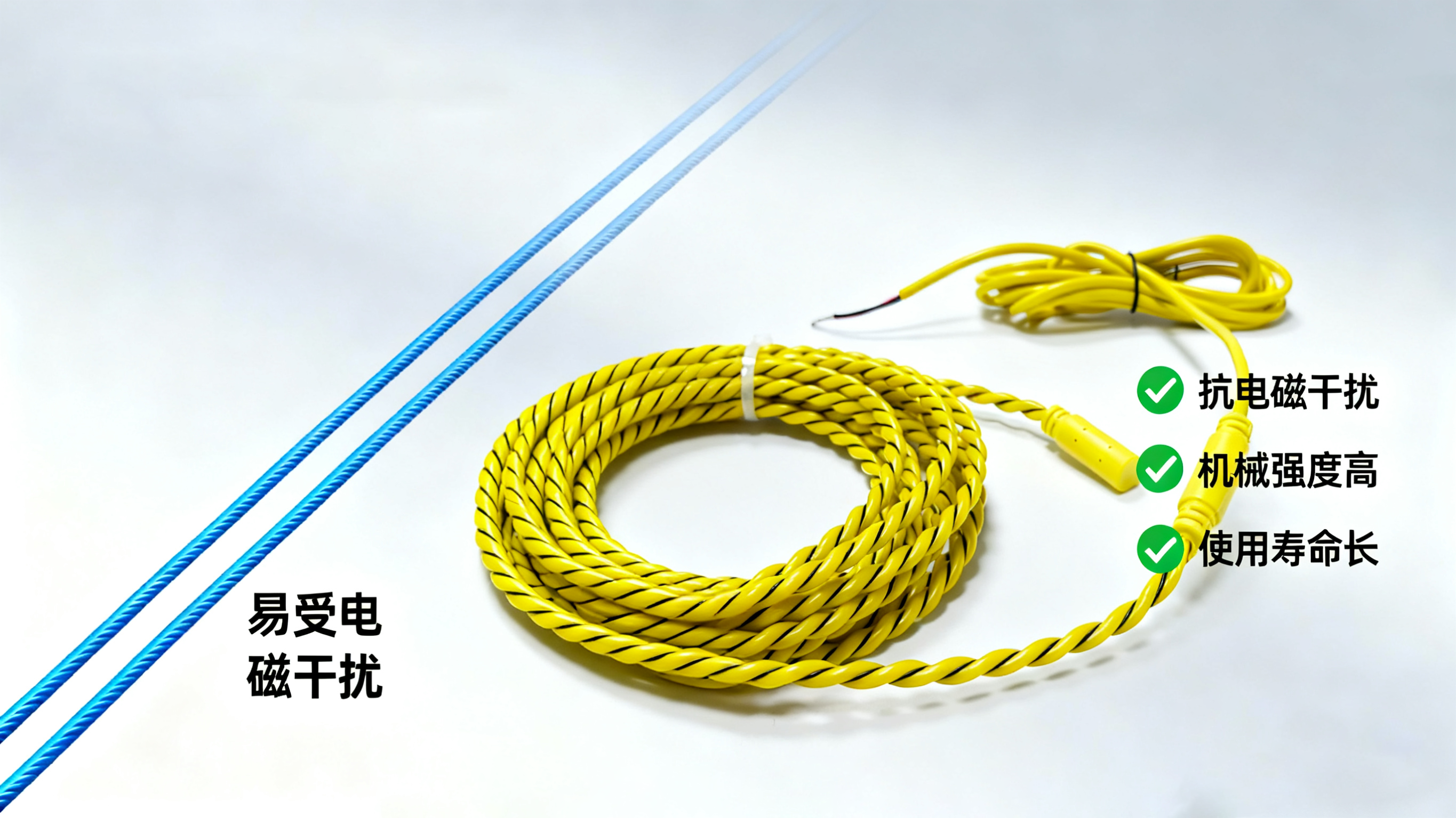 非定位漏水檢測(cè)繩:大范圍泄漏防護(hù)的“敏銳神經(jīng)” 非定位漏水檢測(cè)繩:大范圍泄漏防護(hù)的“敏銳神經(jīng)”